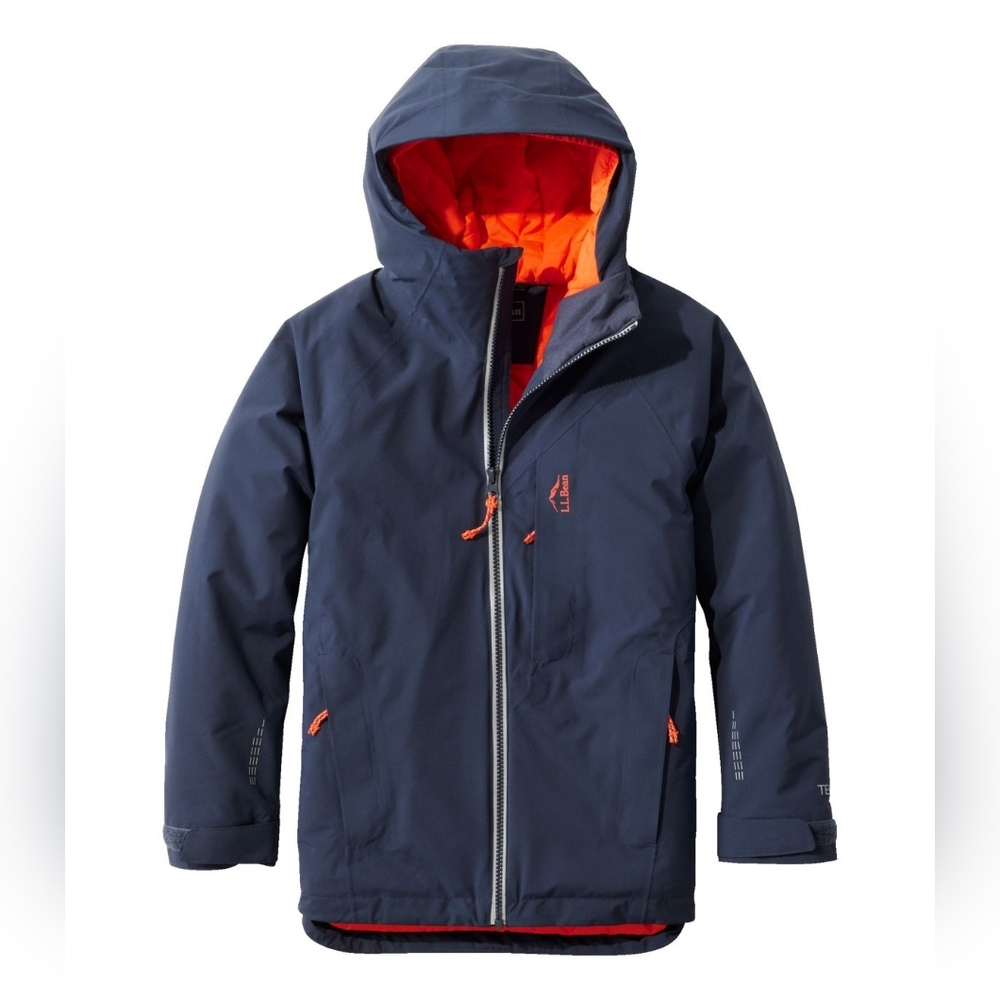 LL Bean Boys Waterproof Light Weight Ski /Snow Jacket